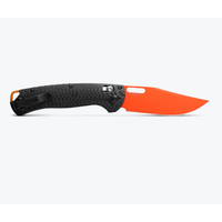Benchmade, Tagged Out Orange CPM Magnacut, Carbon Fiber