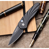 Pro-Tech Knives, LLC Pro-Tech Sprint 3D Wave Design, Black Handle