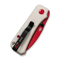 Civivi Baby Banter White G10, Red Coated Nitro V Steel