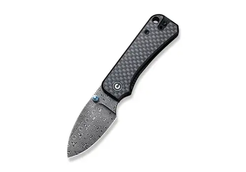 Civivi Civivi Baby Banter Carbon Fiber, Damascus Steel