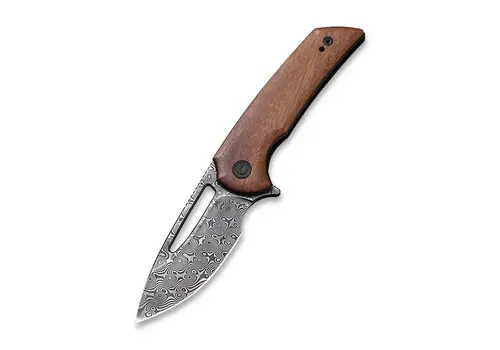 Civivi Civivi Odium Cuibourtia Wood Handle, Damascus Steel