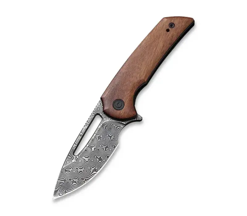 Civivi Odium with cuibourtia wood handle and damascus steel blade