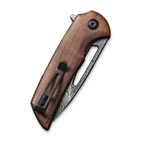 Civivi Odium with cuibourtia wood handle and damascus steel blade