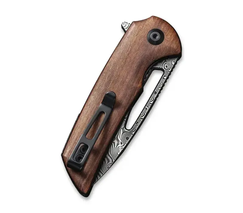 Civivi Odium with cuibourtia wood handle and damascus steel blade