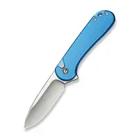 Civivi Button Lock Elementum II, Blue Aluminum, Nitro-V Steel