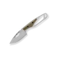 (Discontinued) Buck Paklite Hide, Green Micarta Scales, CPM S35VN