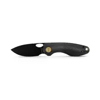 Vosteed Acorn Black Micarta Handle, 14C28N Steel