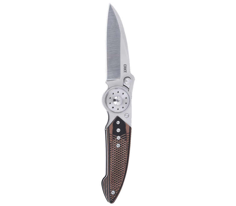 CRKT, Walker Blade Lock 14C28N, Stainless with G-10 Overlay
