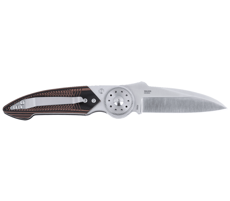 CRKT, Walker Blade Lock 14C28N, Stainless with G-10 Overlay