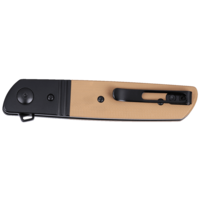 CRKT, Bamboozled Assisted Brown G10 & Stainless Bolster, D2 Steel