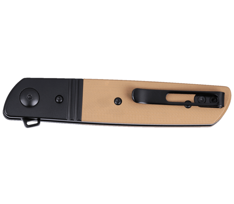 CRKT, Bamboozled Assisted Brown G10 & Stainless Bolster, D2 Steel