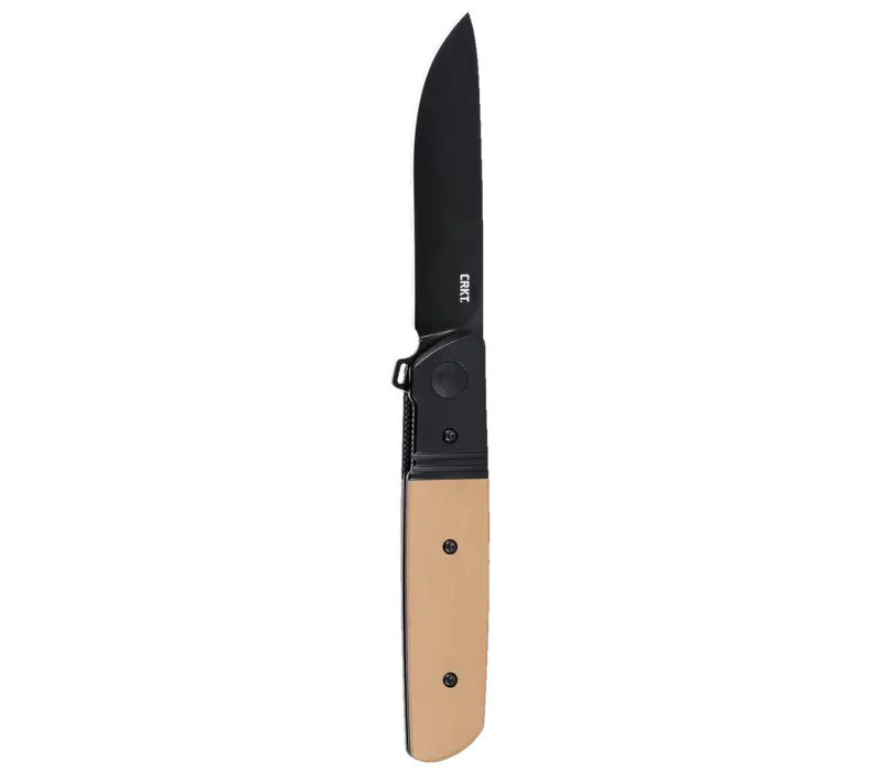 CRKT, Bamboozled Assisted Brown G10 & Stainless Bolster, D2 Steel