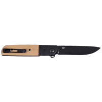 CRKT, Bamboozled Assisted Brown G10 & Stainless Bolster, D2 Steel