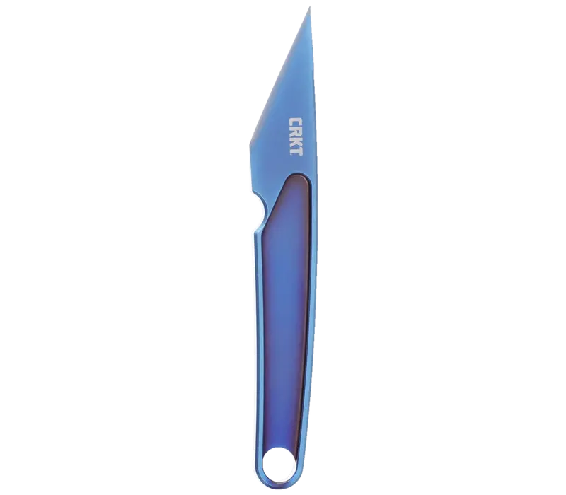 CRKT, HangTi Blue Titanium Fixed, Kydex Sheath