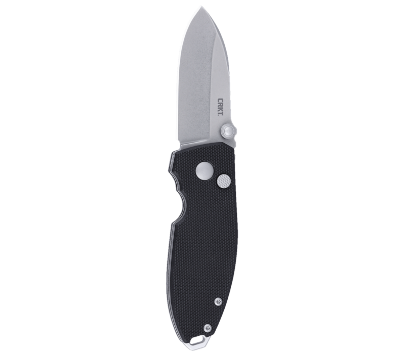 CRKT, Squid Button Lock Black D2 Steel