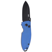 CRKT, Squid Button Lock Blue D2 Steel