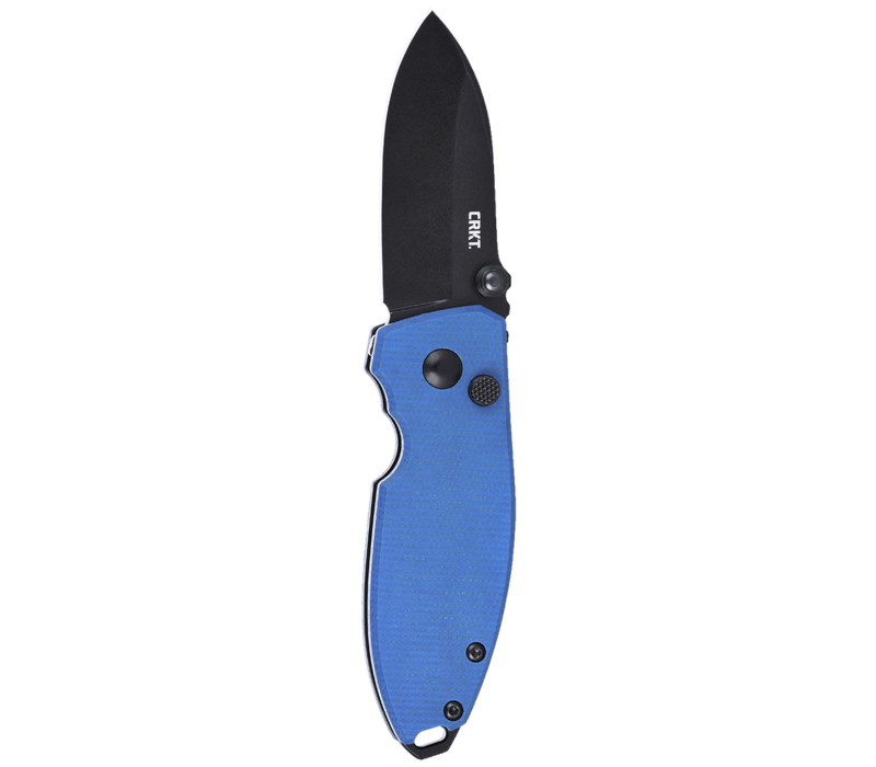 CRKT, Squid Button Lock Blue D2 Steel