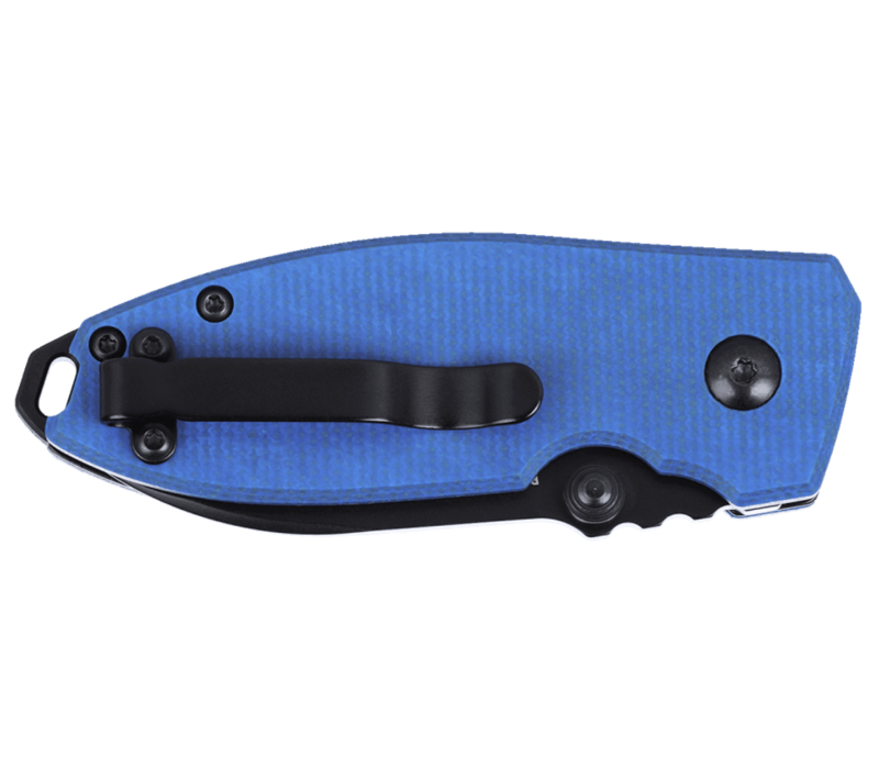 CRKT, Squid Button Lock Blue D2 Steel