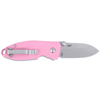CRKT, Squid Button Lock Rose Quartz 14C28N Steel