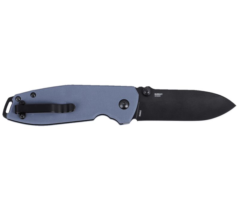 CRKT, Squid XM Button Lock Gray G10, D2 Steel