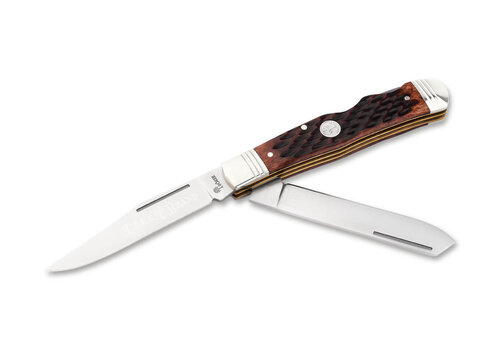 Boker Boker, Traditional Series 2.0 Double Lock Trapper Brown Jig Bone