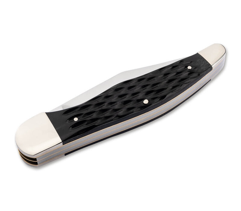 Boker, Traditional Series 2.0, Folding Hunter Black Jig Bone, 1095 Carbon