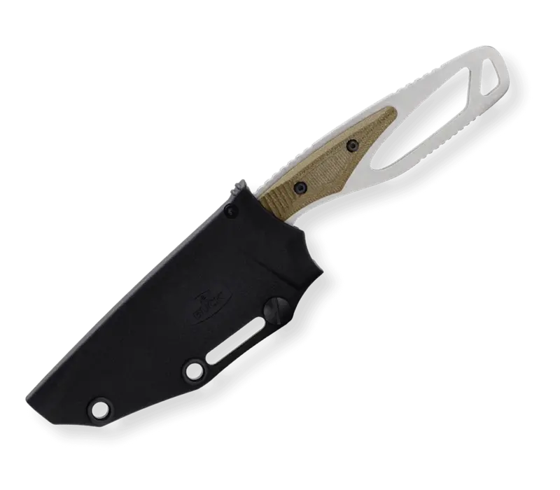 Buck PakLite Field Knife, Green Micarta, CPM-S35VN Steel