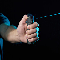 Sabre, 2-in-1 Flip Top Spray & Personal Alarm, Navy