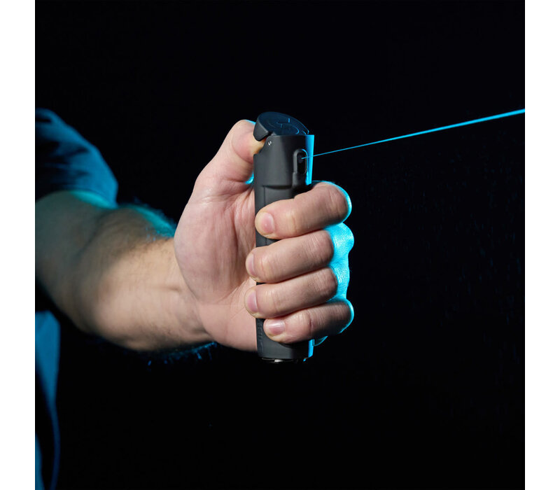 Sabre, 2-in-1 Flip Top Spray & Personal Alarm, Navy