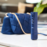 Sabre, 2-in-1 Flip Top Spray & Personal Alarm, Navy