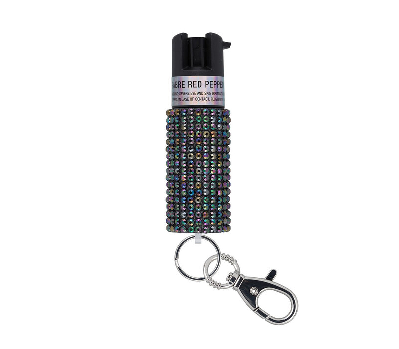 Sabre, Pepper Spray with Jewel Design, Black .54oz