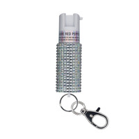 Sabre, Pepper Spray with Jewel Design, White .54oz