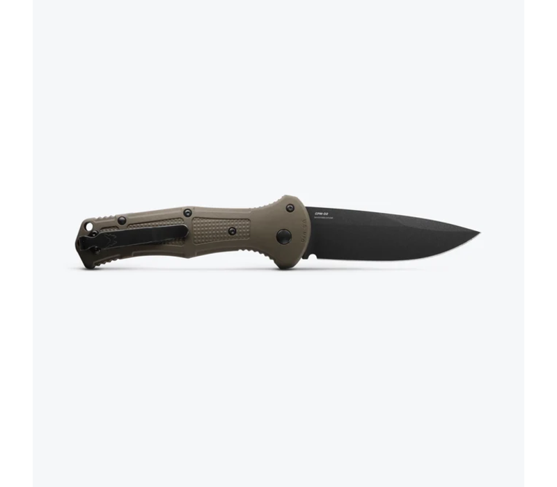 (DISCONTINUED) Benchmade, Claymore Auto Ranger Green Grivory, CPM D2