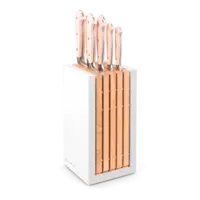 Wusthof Classic Pink Himalayan Salt 8Pc Designer Block Set