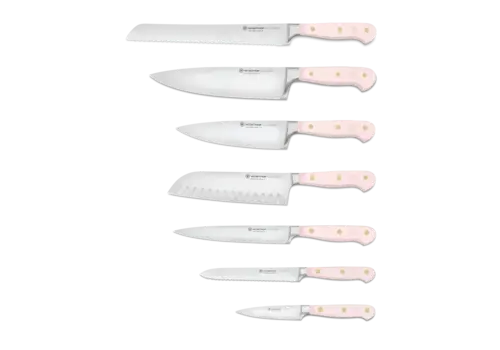 Wusthof Wusthof Classic Pink Himalayan Salt 8Pc Designer Block Set Wusthof Wusthof Classic Pink Himalayan Salt 8Pc Designer Block Set