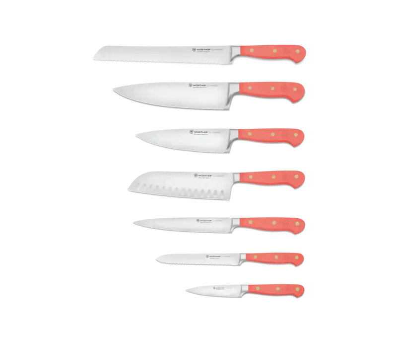 Wusthof Classic Coral Peach 8PC Block Set