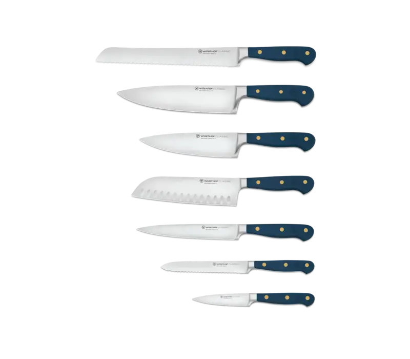Wusthof Classic Wild Blueberry 8Pc Block Set
