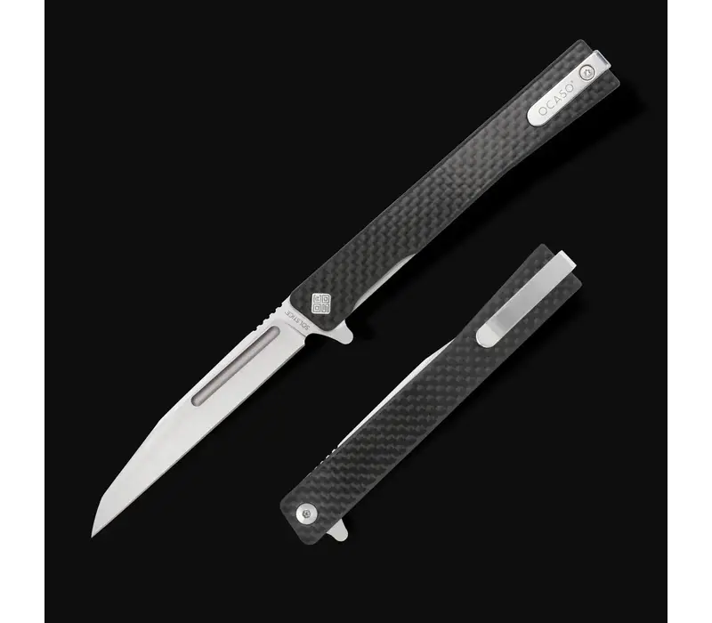 Ocaso Solstice, Carbon Fiber Handle, Wharncliffe CPM-S35VN Steel