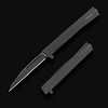 Ocaso Ocaso Solstice, Black Titanium Handle, Black Coated Wharncliffe CPM-S35VN Steel