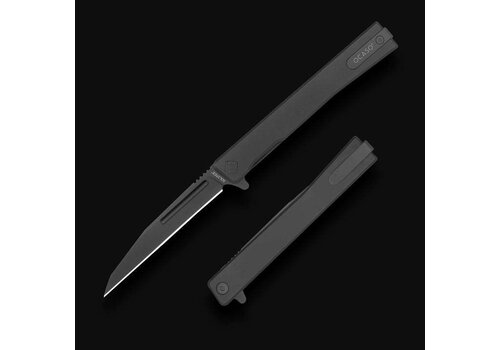 Ocaso Ocaso Solstice, Black Titanium Handle, Black Coated Wharncliffe CPM-S35VN Steel