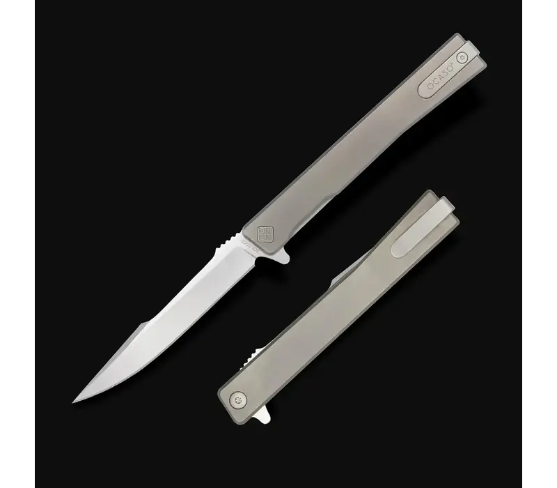 Ocaso Solstice, Titanium, Harpoon S35VN