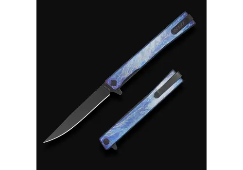 Ocaso Ocaso Solstice, Anodized Titanium, CPM-S35VN Steel