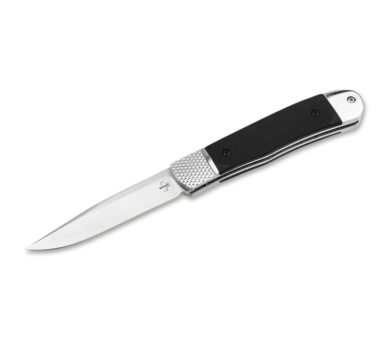 Boker Plus Hidden Release Auto Trapper, Black G10, D2 Steel