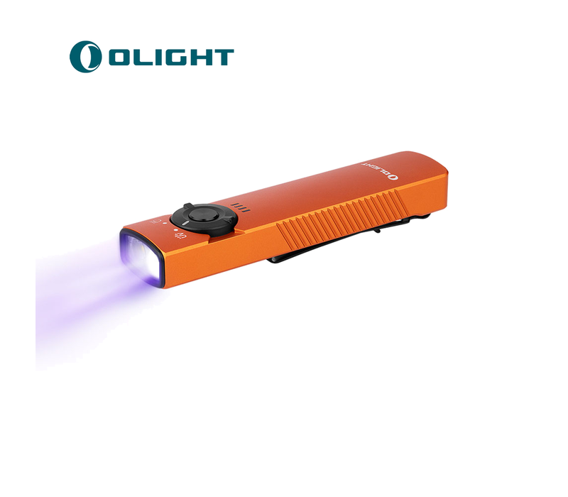 Olight, Arkfeld UV, White Light & UV  Flashlight, Orange