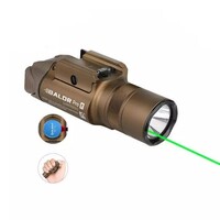Olight, Baldr Pro R Rechargeable Tactical Light with Green Laser, Tan
