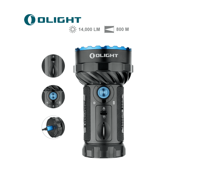 Olight, Marauder 2 Flashlight, Black