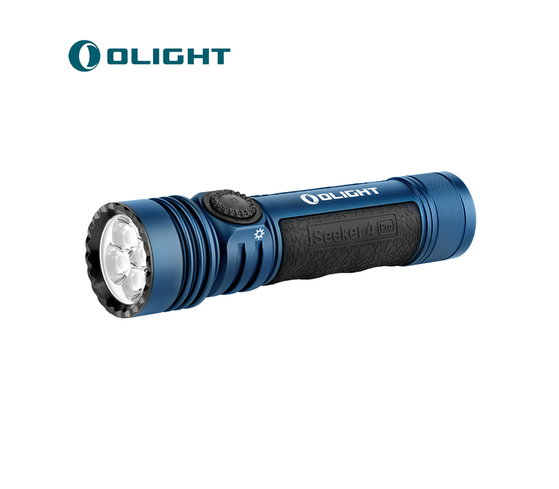 Olight, Seeker 4 Pro High Power Flashlight, Midnight Blue