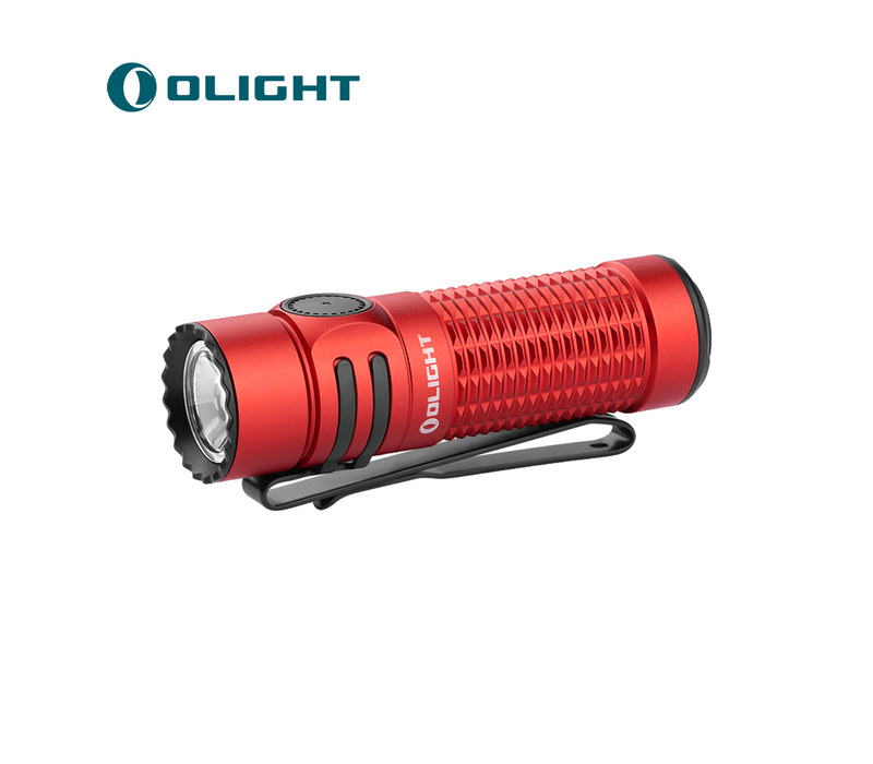 Olight, Warrior Nano Tactical EDC Flashlight, Red