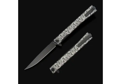 Ocaso Ocaso Solstice, Engraved Titanium, CPM-S35VN Steel