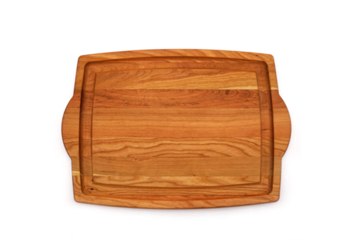 JK. Adams JK Adams, Cherry Carving Board with Handles, 20"x14"